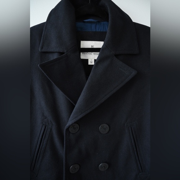 Men’s Mutual Weave Pea Coat - Picture 4 of 7